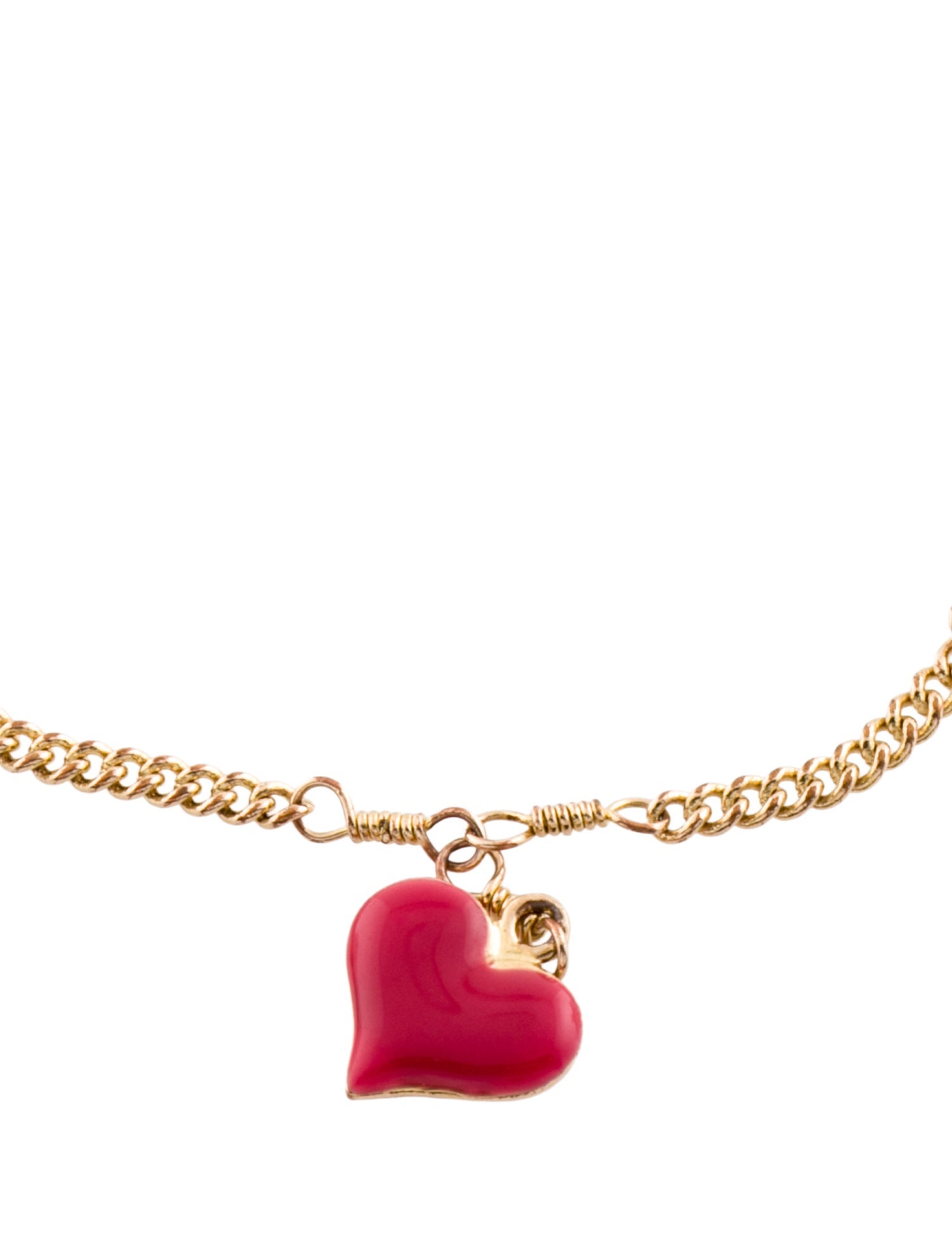 Louis Vuitton Enamel Sweet Monogram Charm Bracelet